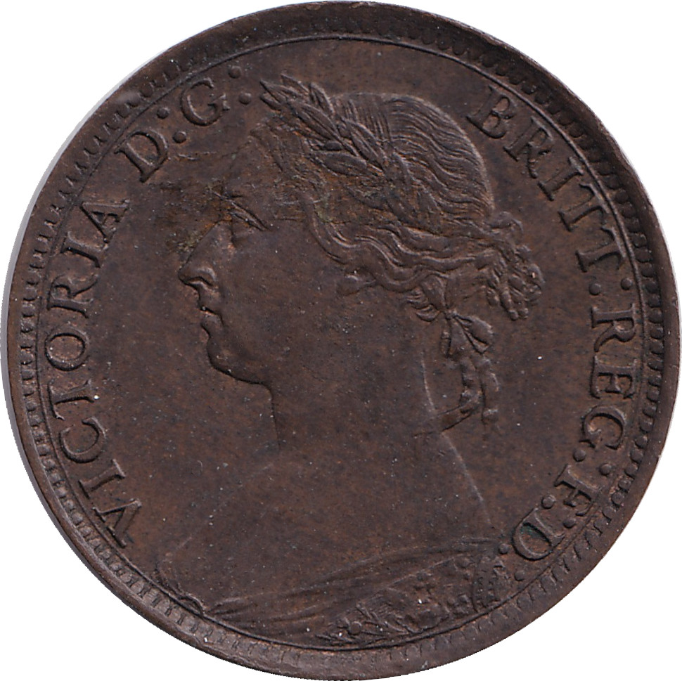 1 farthing - Victoria - Young bust