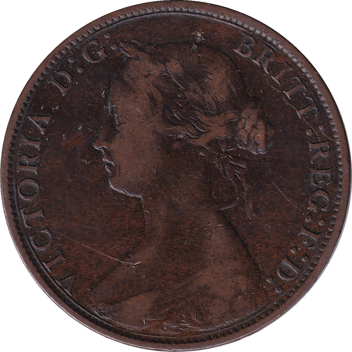 1/2 penny - Victoria - Mature bust