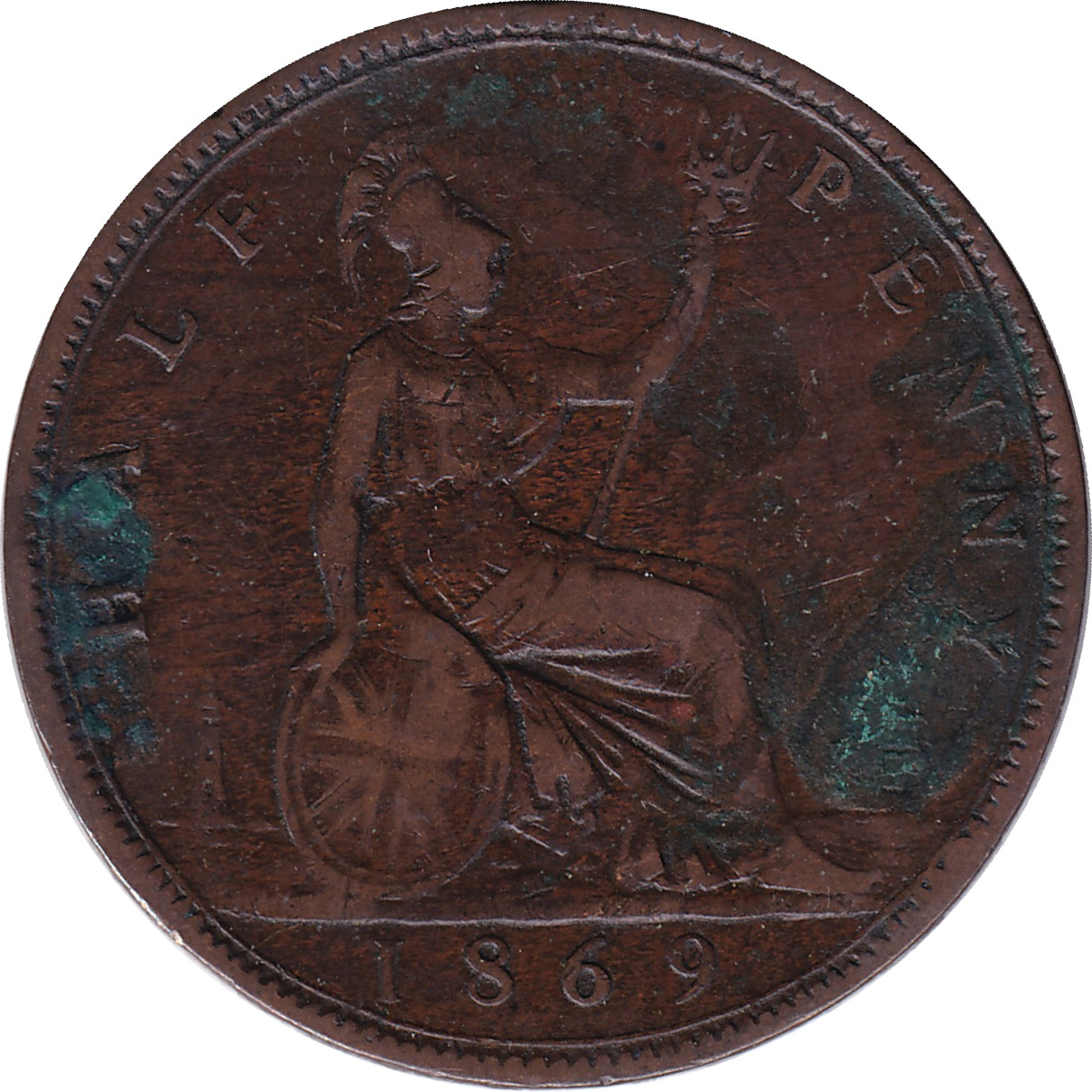 1/2 penny - Victoria - Mature bust