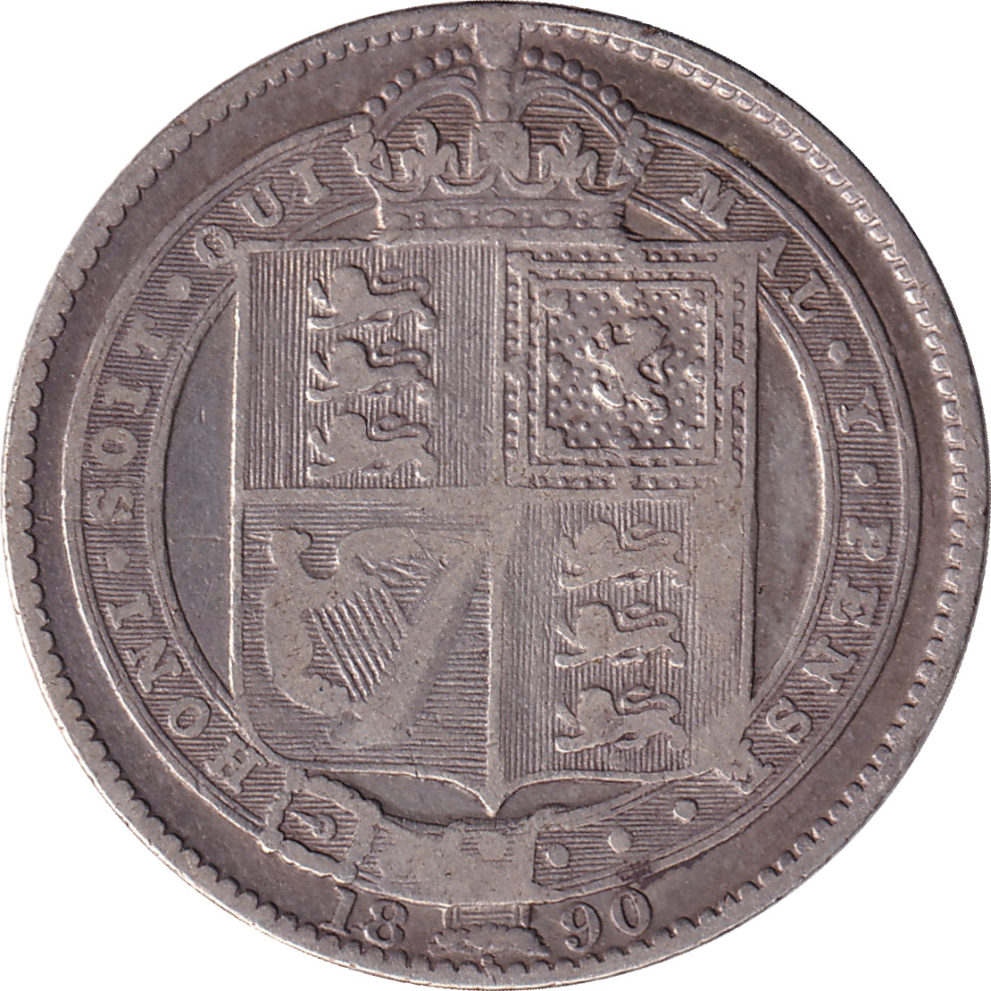 1 shilling silver - Victoria - Buste du Jubilé