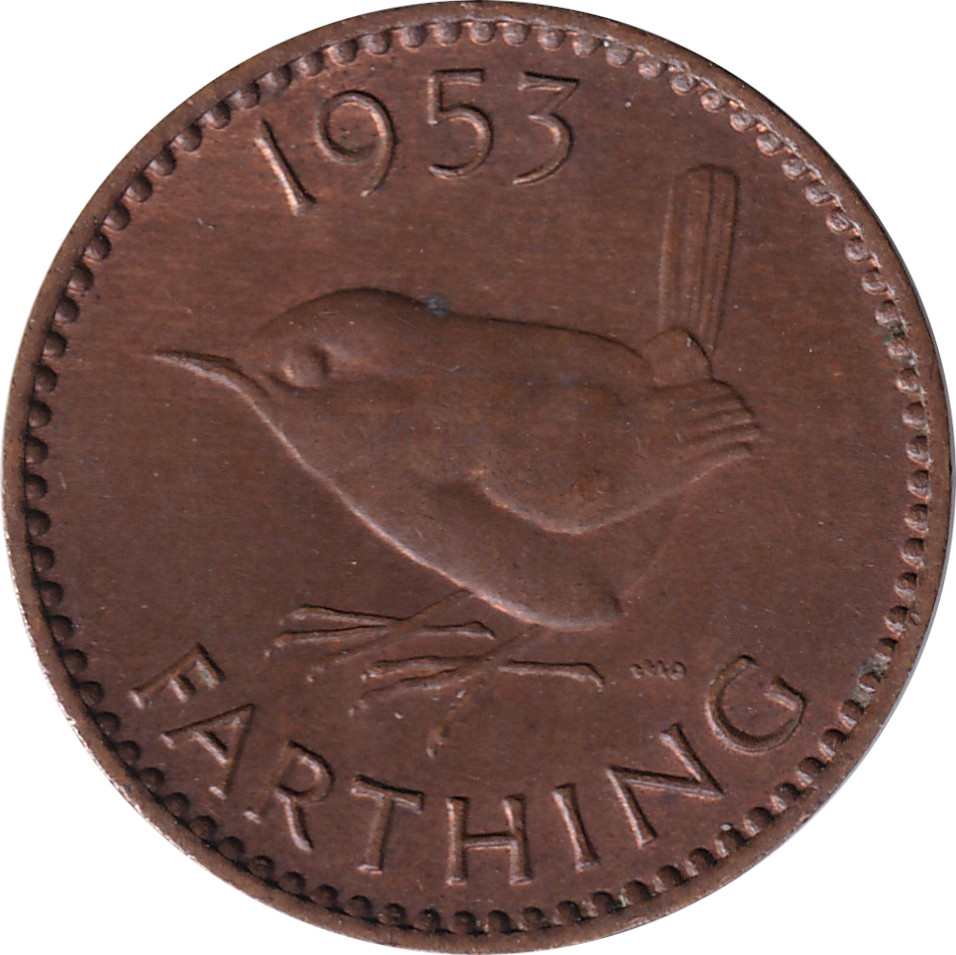 1 farthing - Elizabeth II