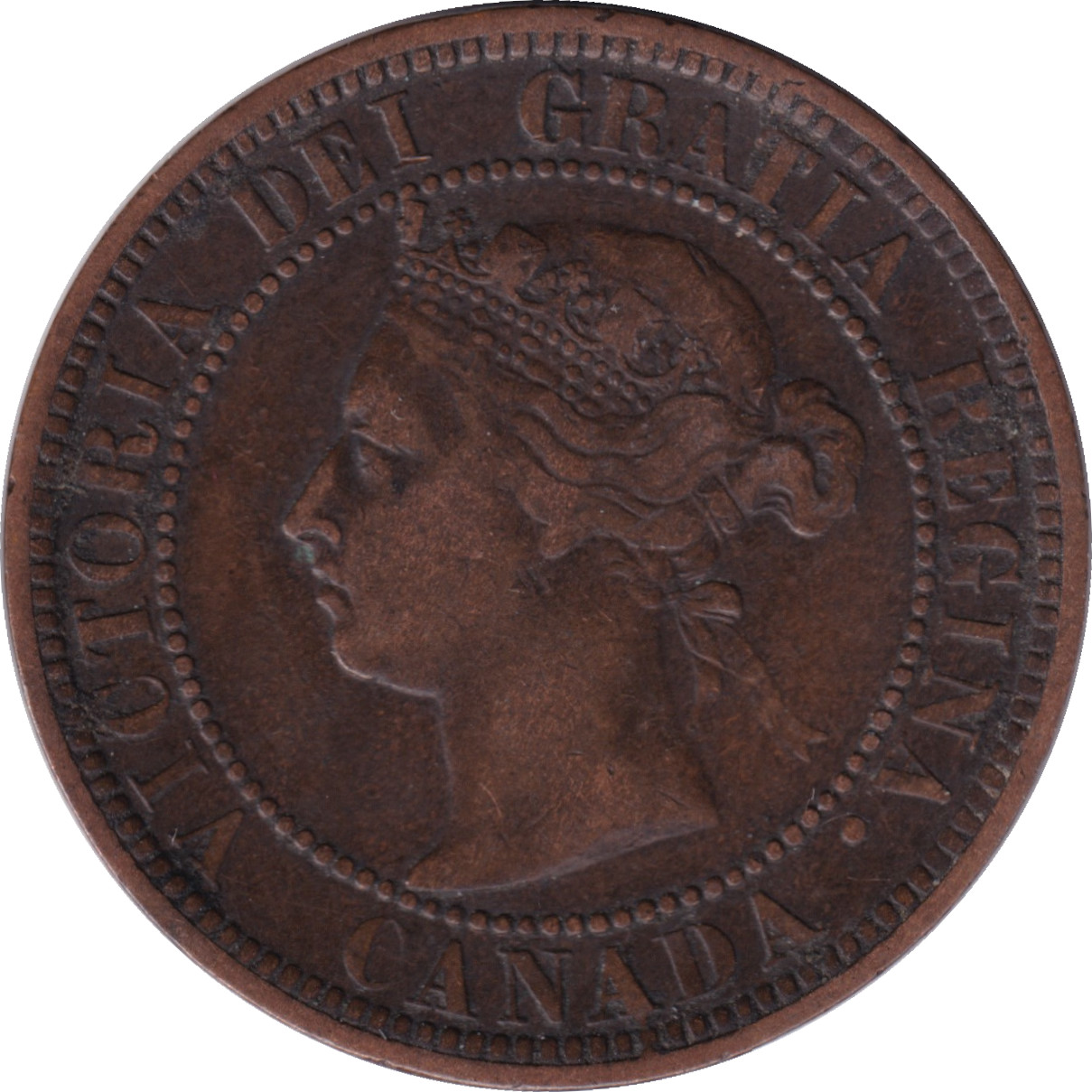 1 cent - Victoria - Tête couronnée