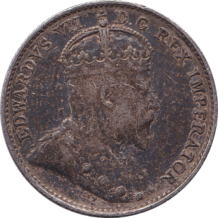 5 cents argent - Édouard VII