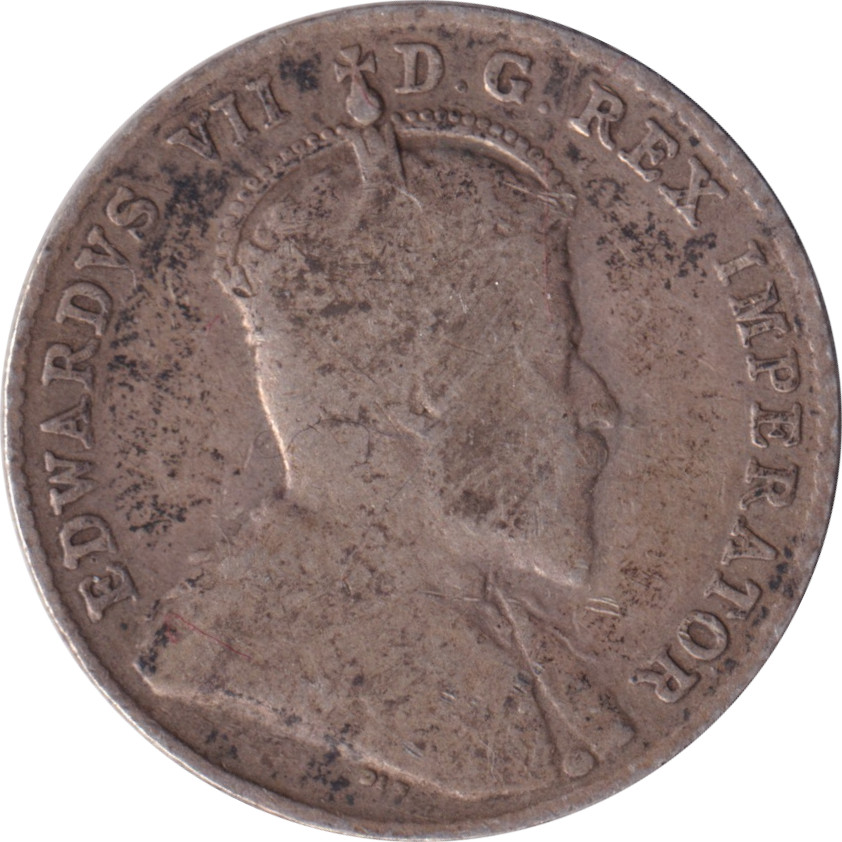 10 cents argent - Édouard VII