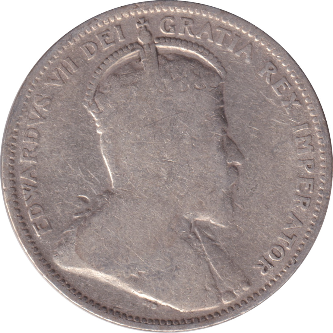 25 cents argent - Édouard VII