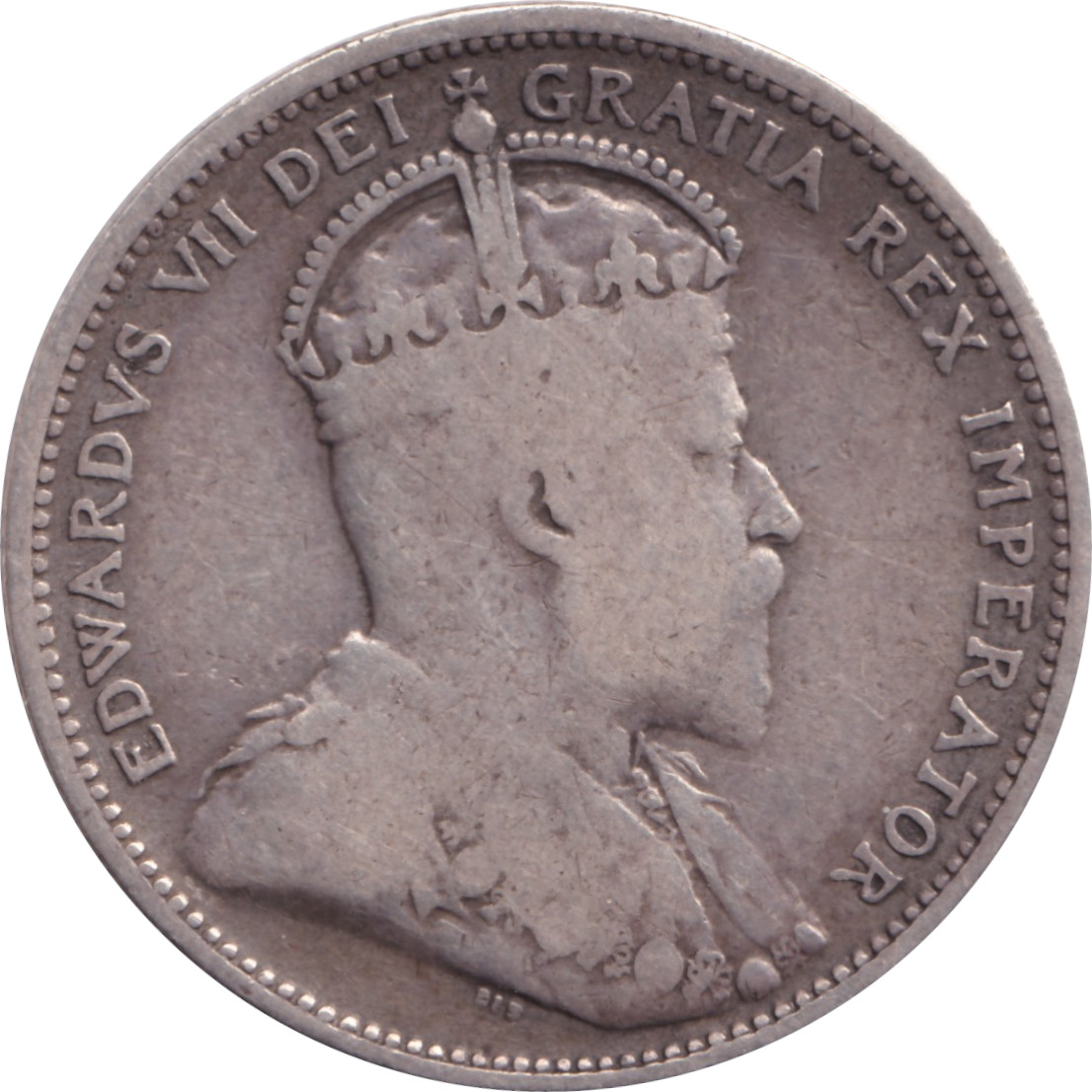 25 cents silver - Edward VII