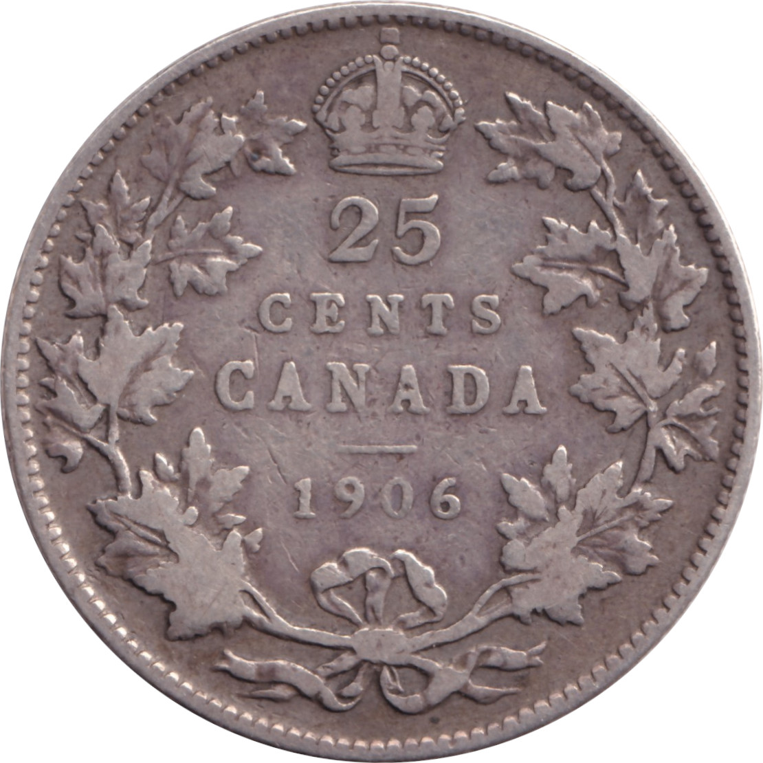 25 cents silver - Edward VII