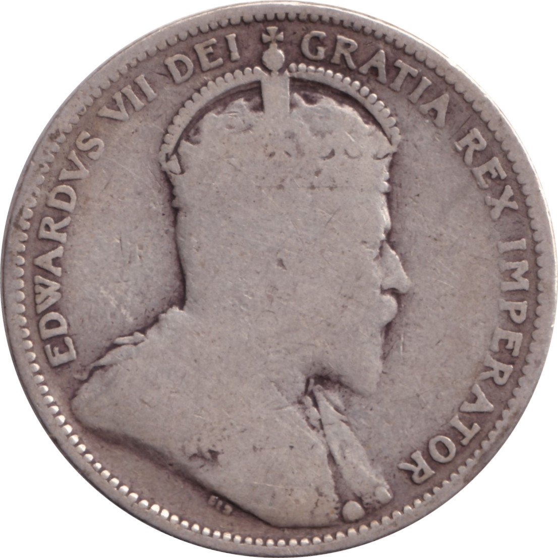 25 cents argent - Édouard VII