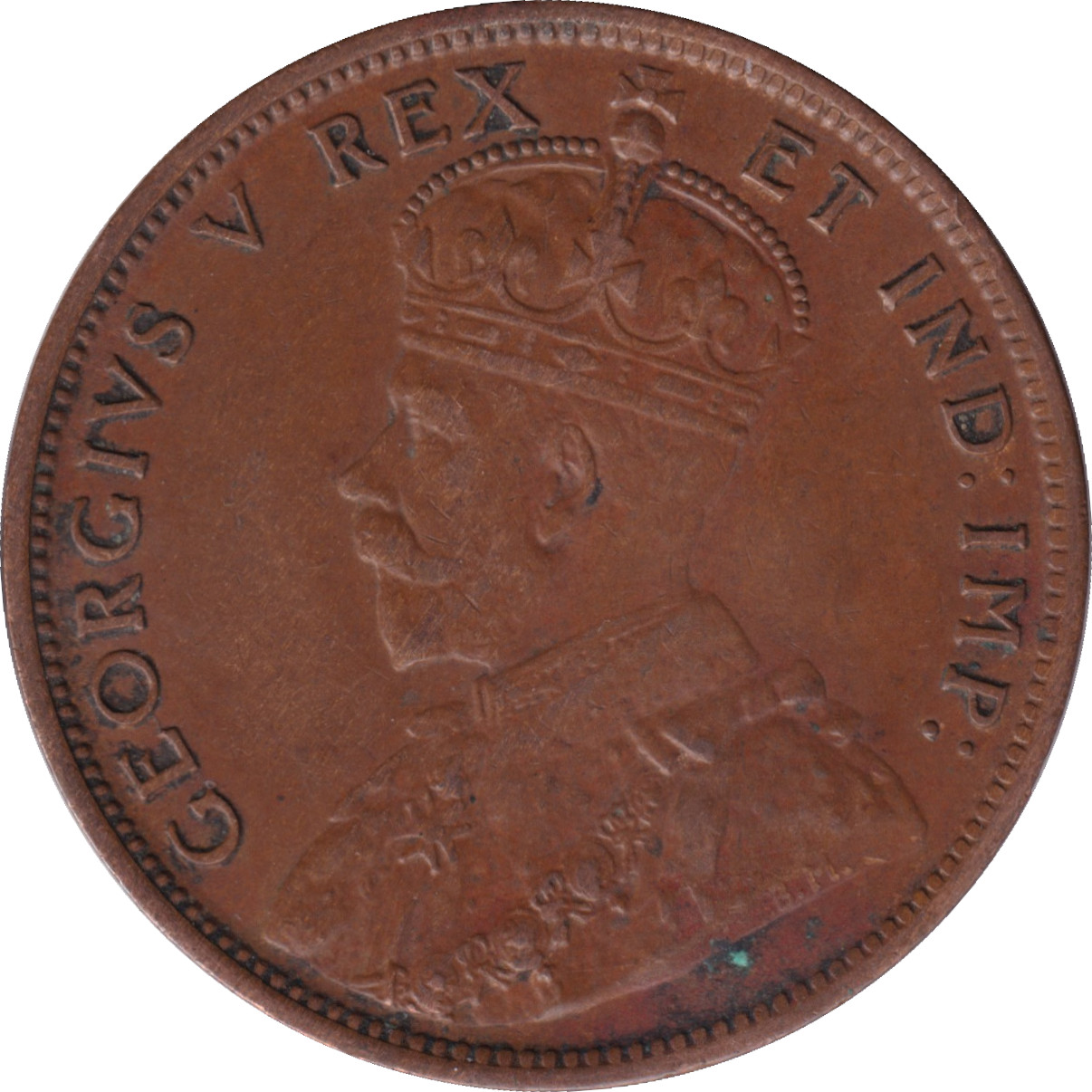 1 cent - Georges V - Légende courte