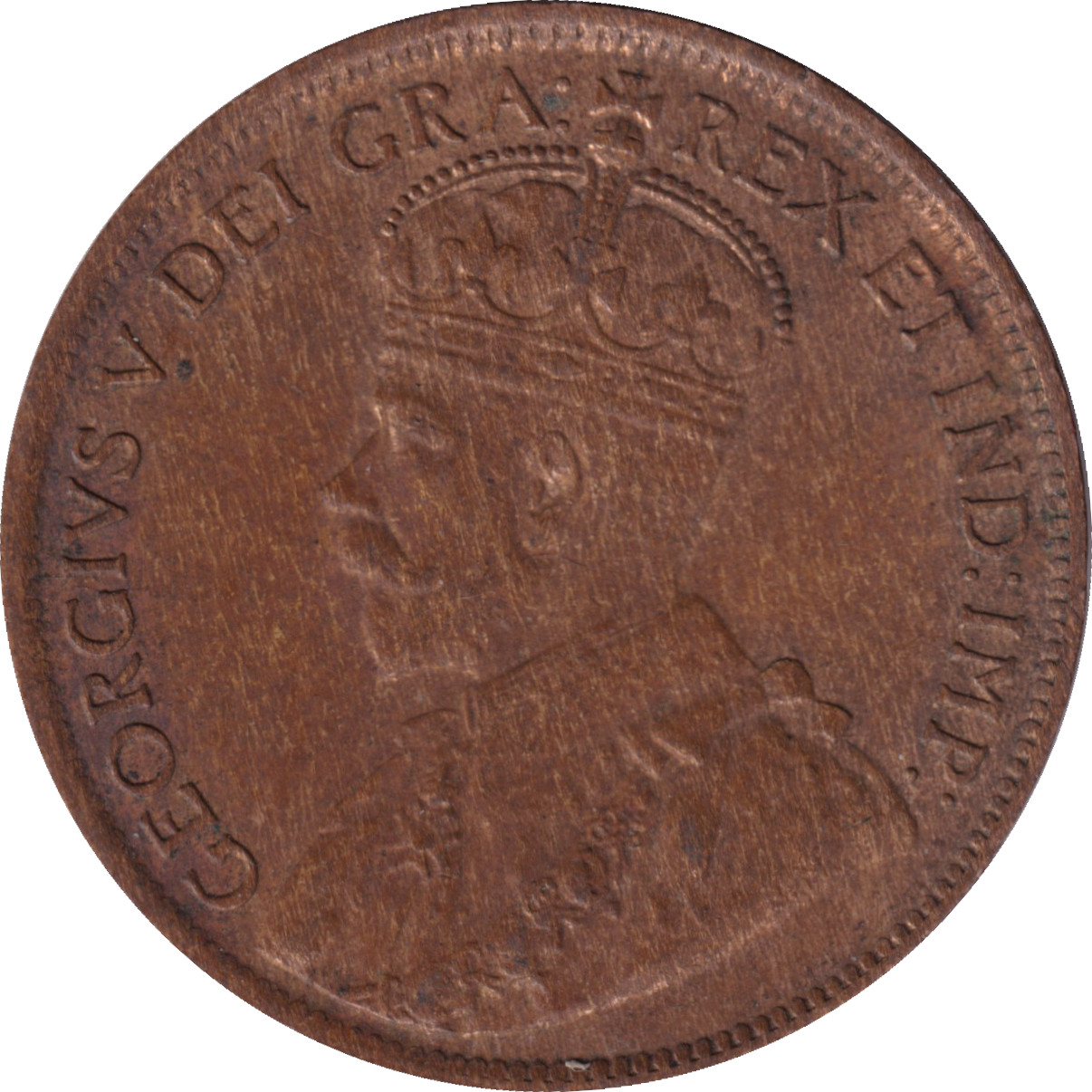 1 cent - George V - Long Legend