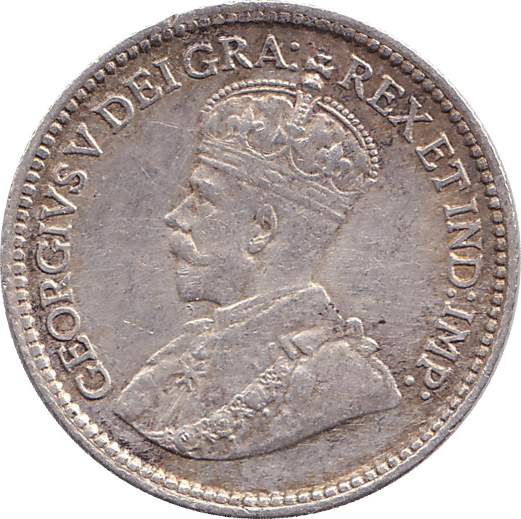 5 cents silver - George V - 	Silver