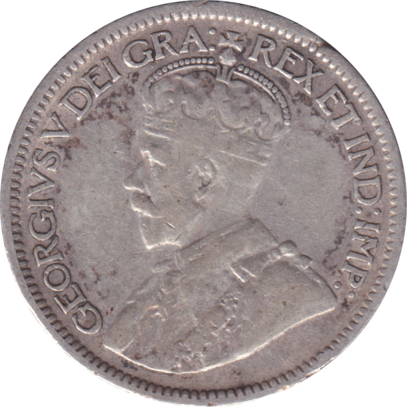 10 cents silver - George V