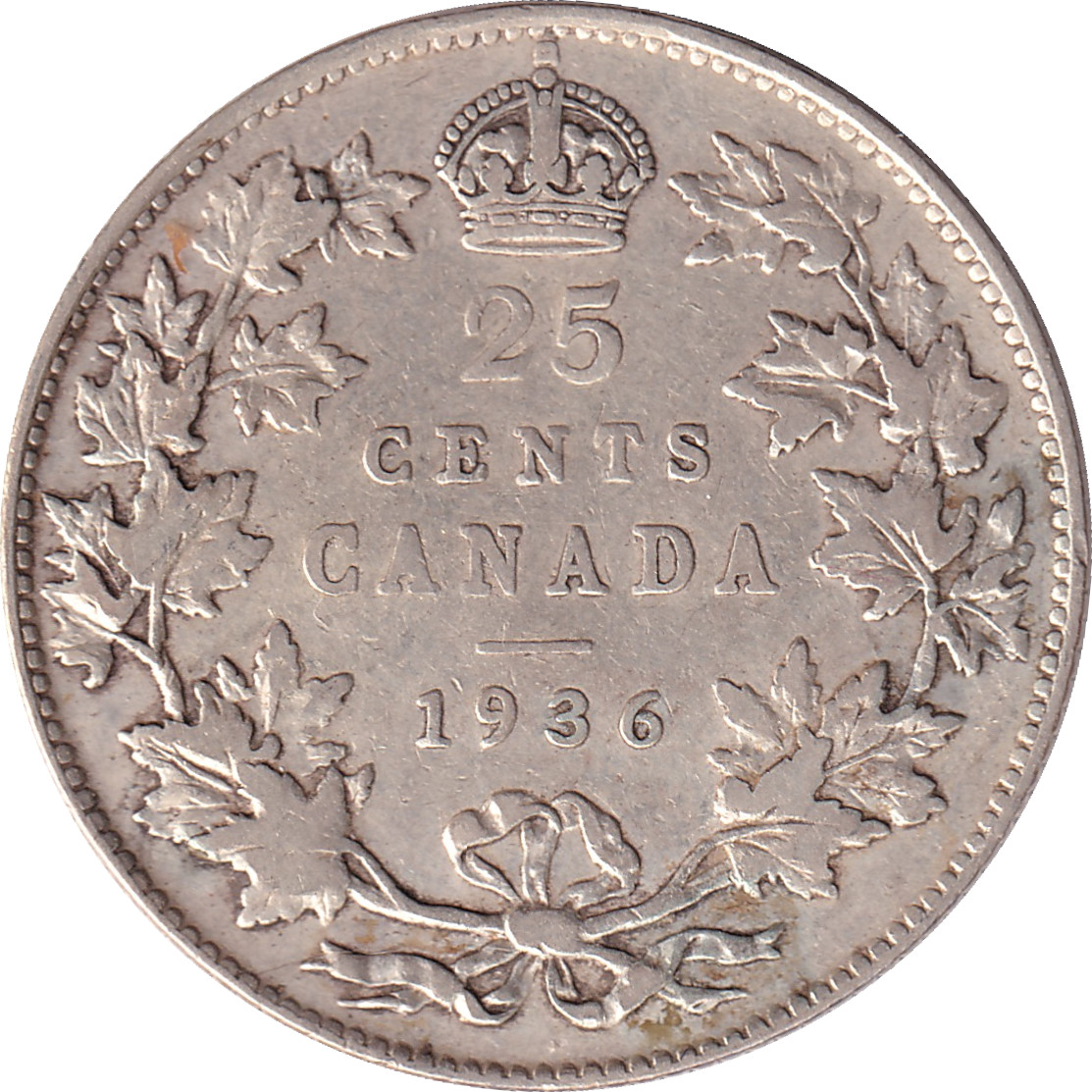 25 cents argent - Georges V