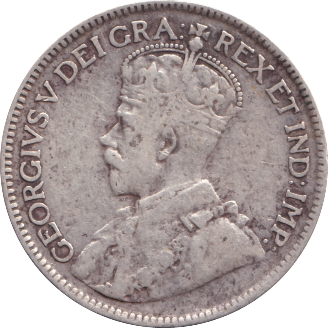 25 cents silver - George V