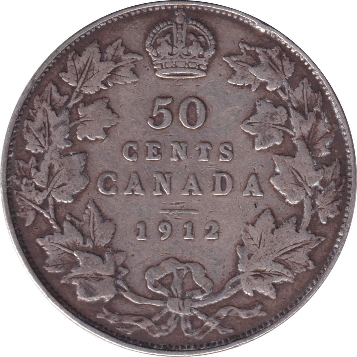 50 cents silver - George V