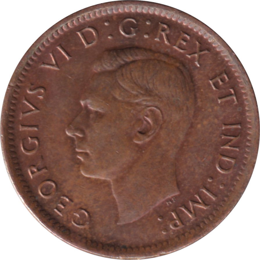 1 cent - Georges VI - Empereur