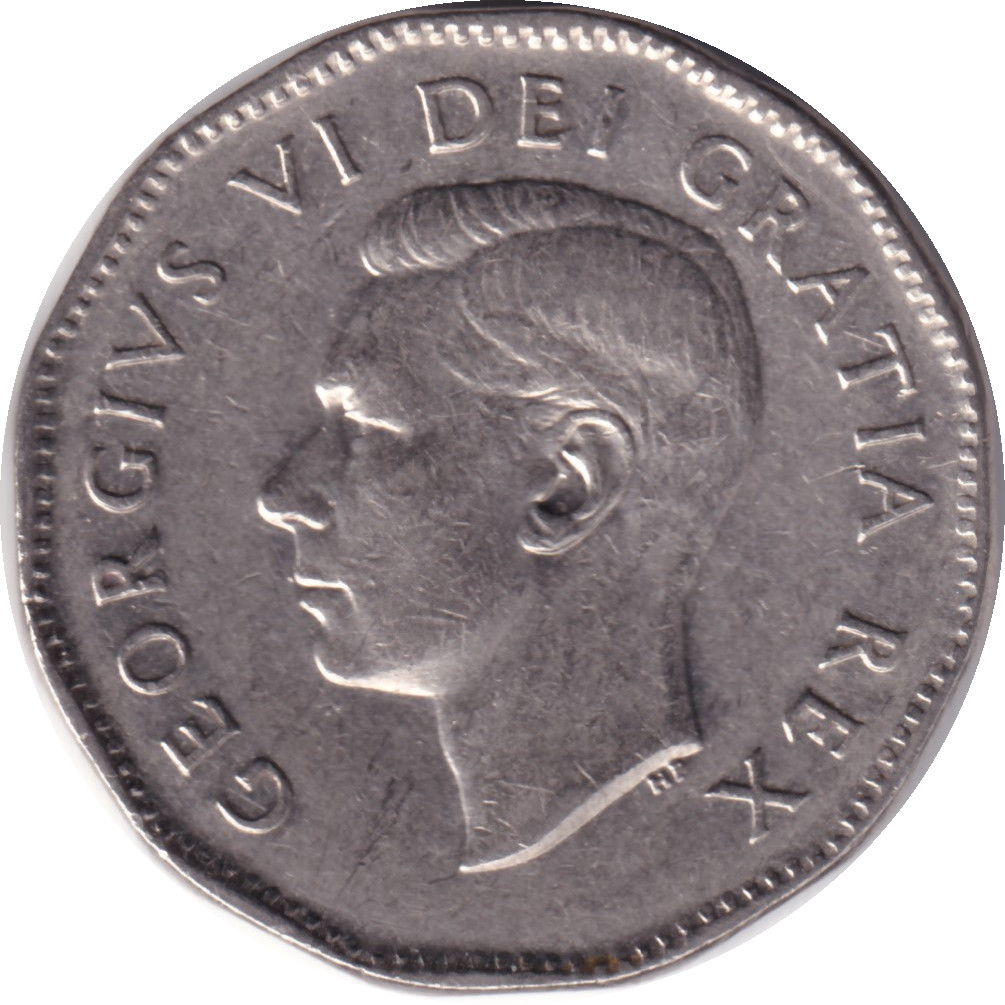 5 cents - Georges VI - Roi - Ronde