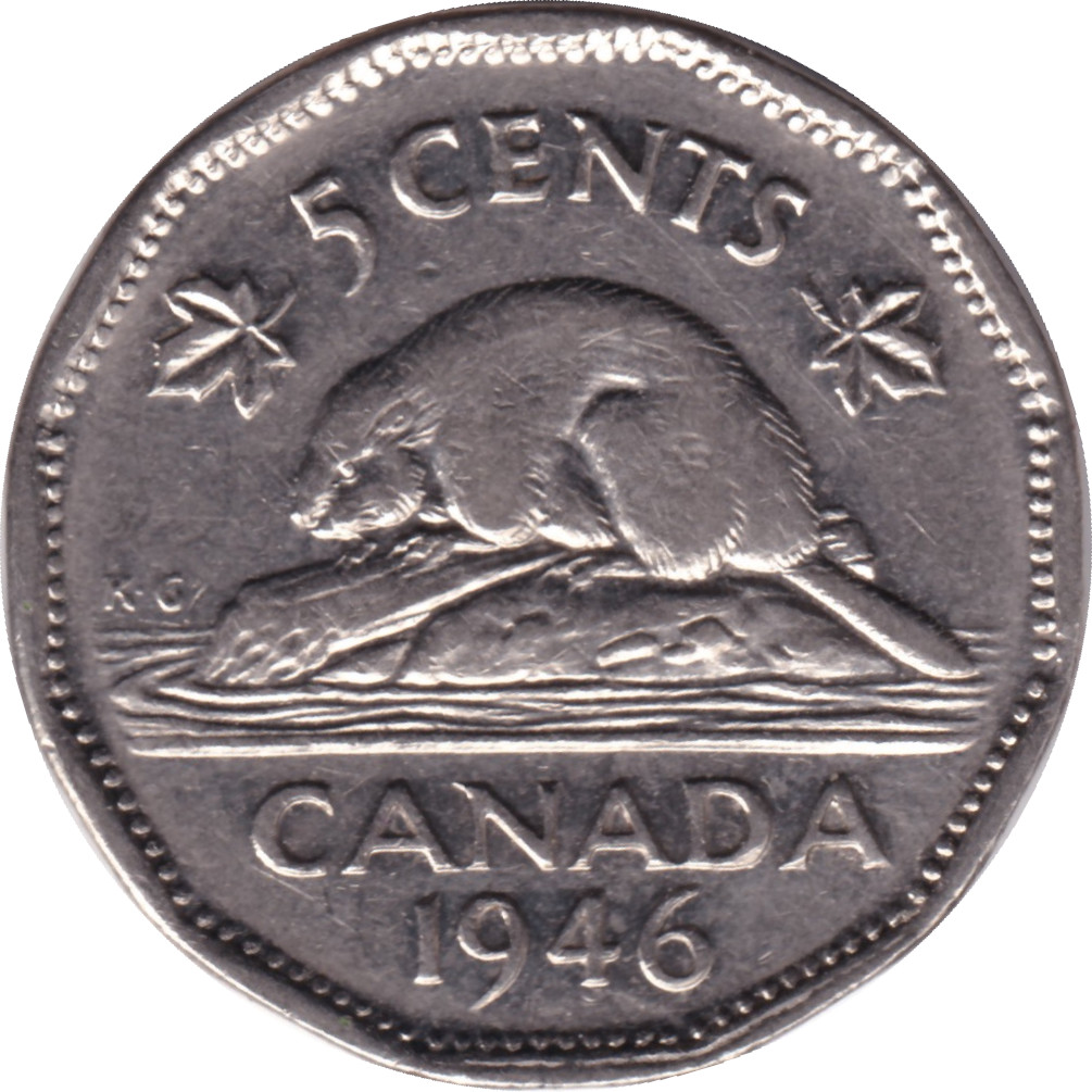 5 cents - George VI - Emperor - Polygonal - Nickel