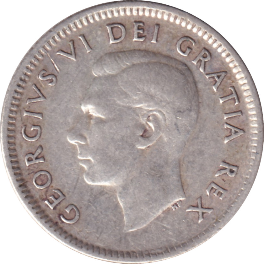 10 cents silver - George VI - King