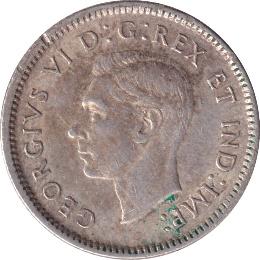 10 cents silver - George VI - Emperor