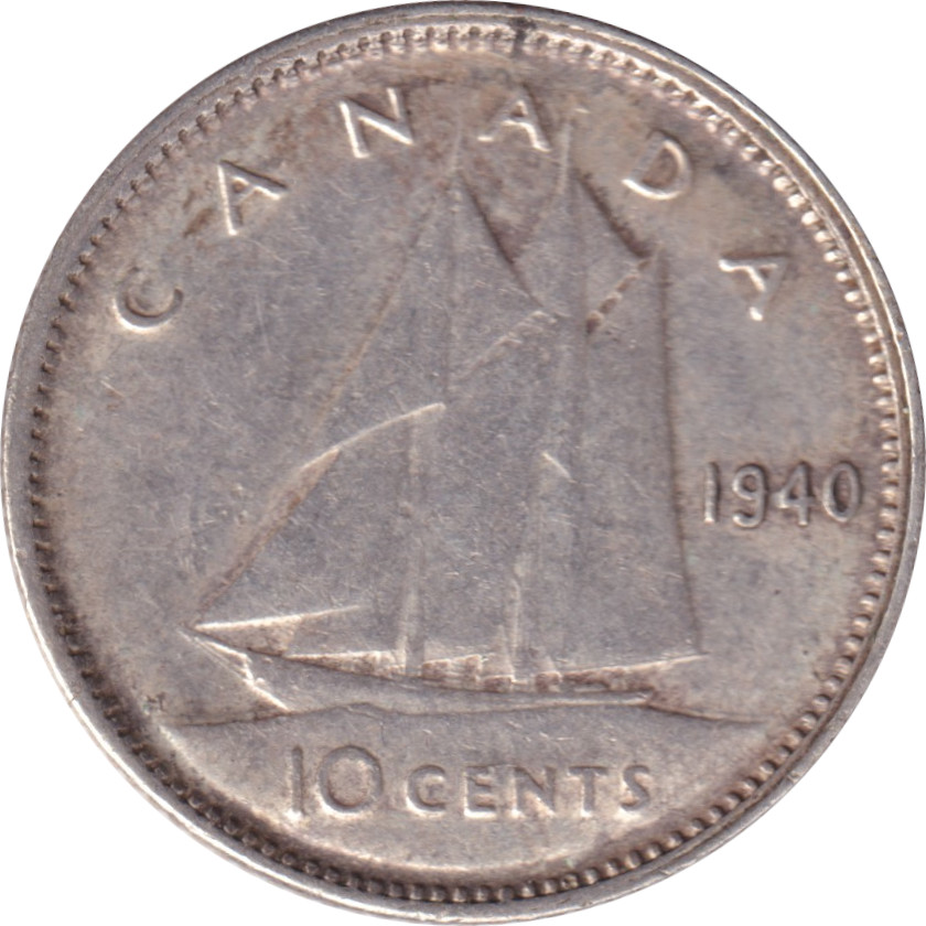 10 cents argent - Georges VI - Empereur