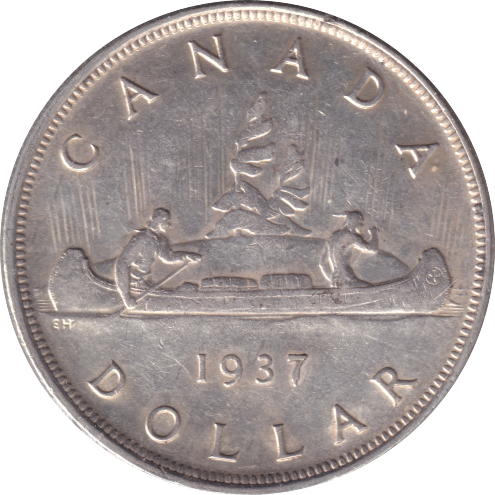 1 dollar silver - George VI - Emperor