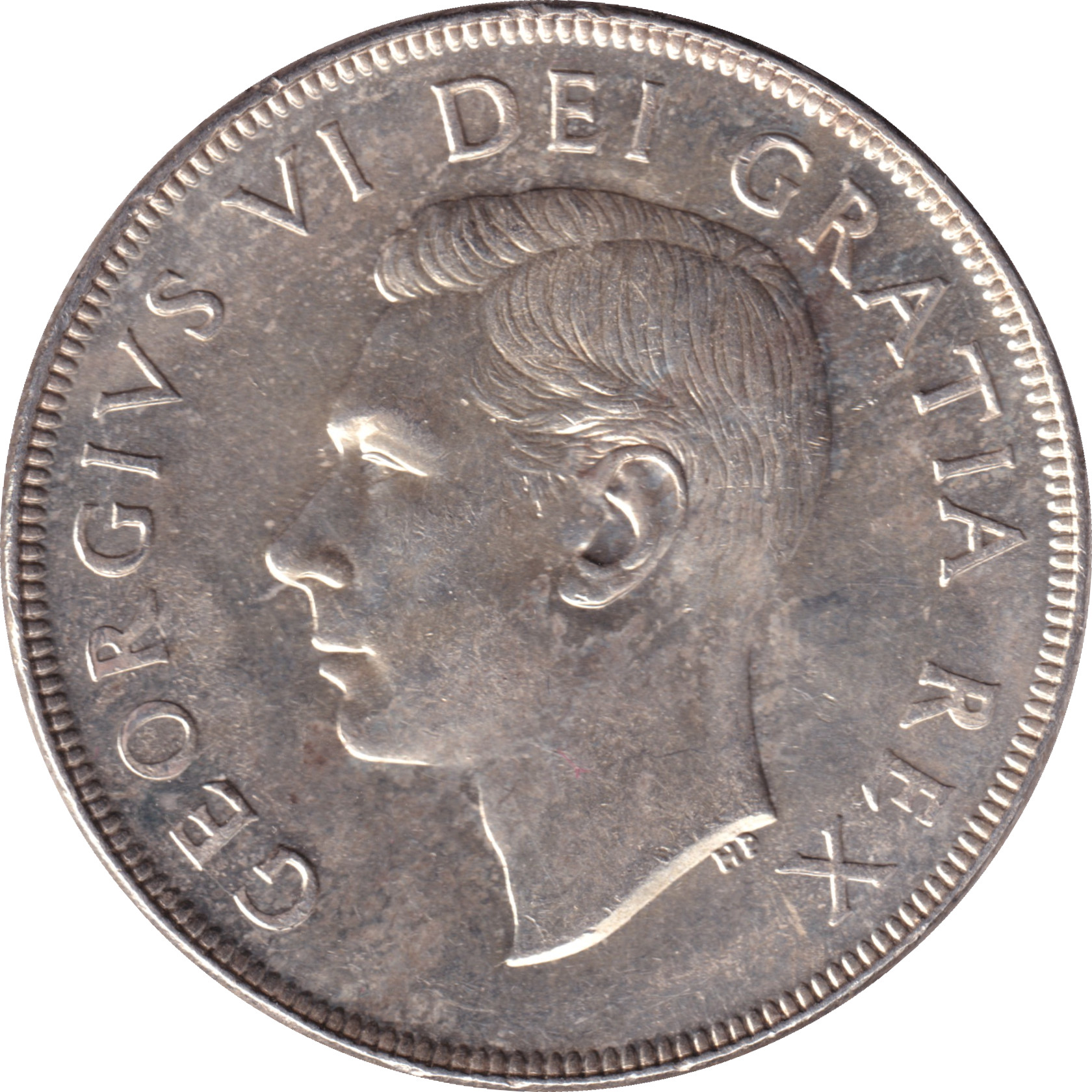 1 dollar silver - George VI - King