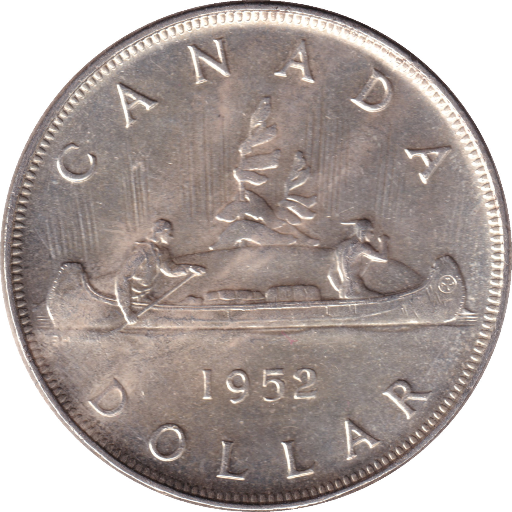 1 dollar silver - George VI - King