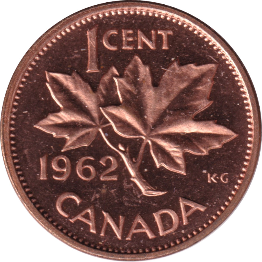 1 cent - Elizabeth II - Buste colonial