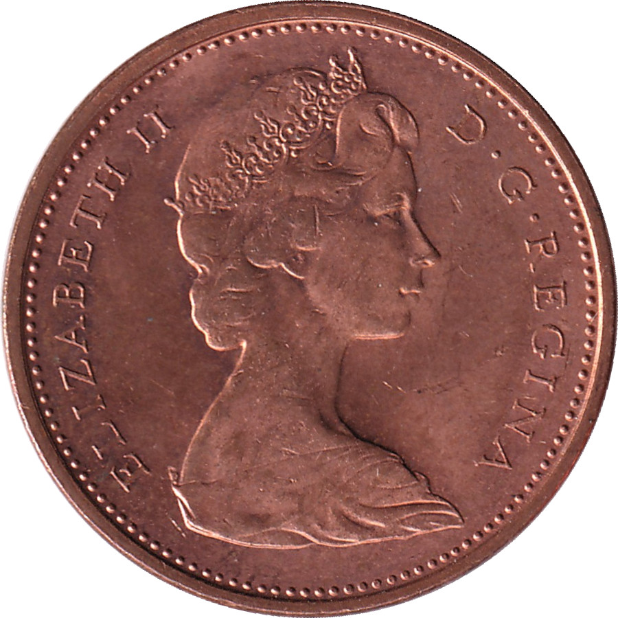 1 cent - Elizabeth II - Young Bust