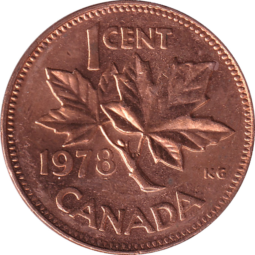 1 cent - Elizabeth II - Young Bust