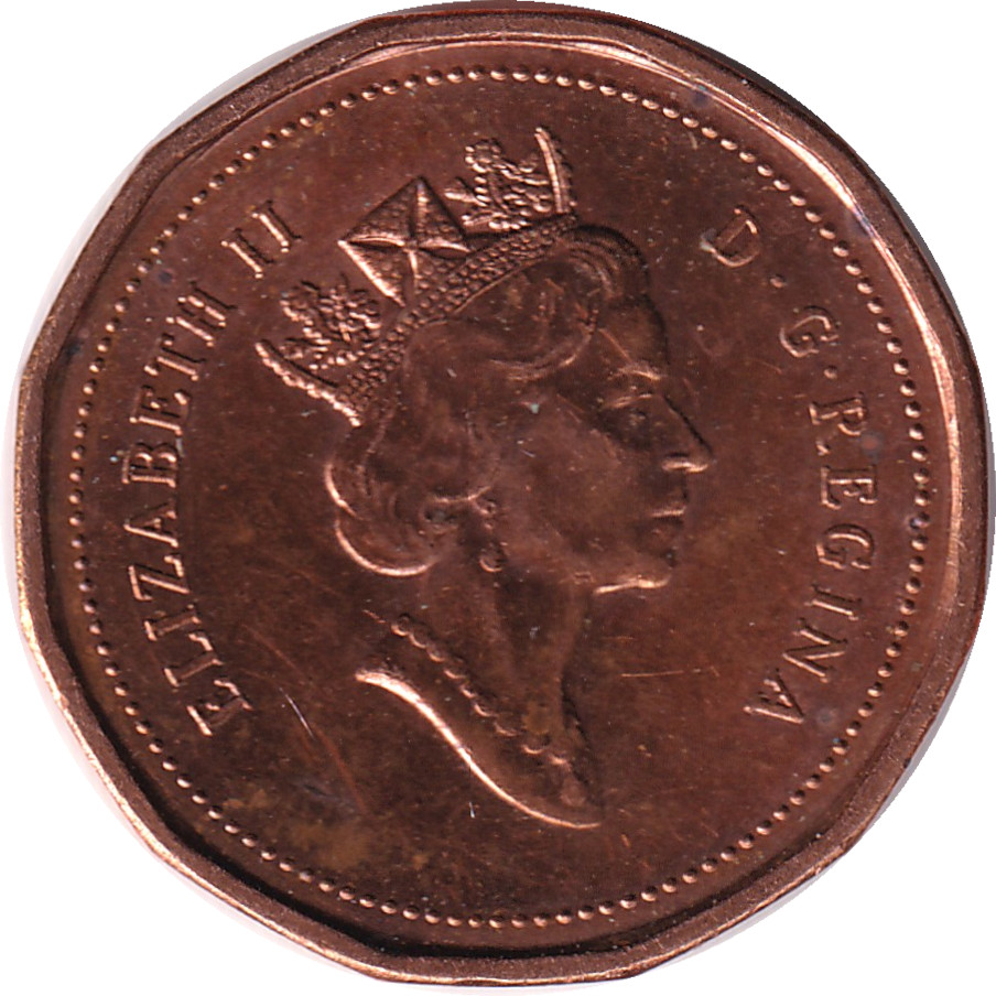 1 cent - Elizabeth II - Tête mature - Bronze