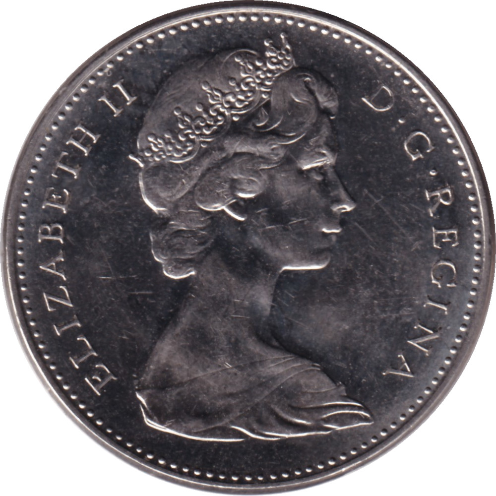 5 cents - Elizabeth II - Buste jeune