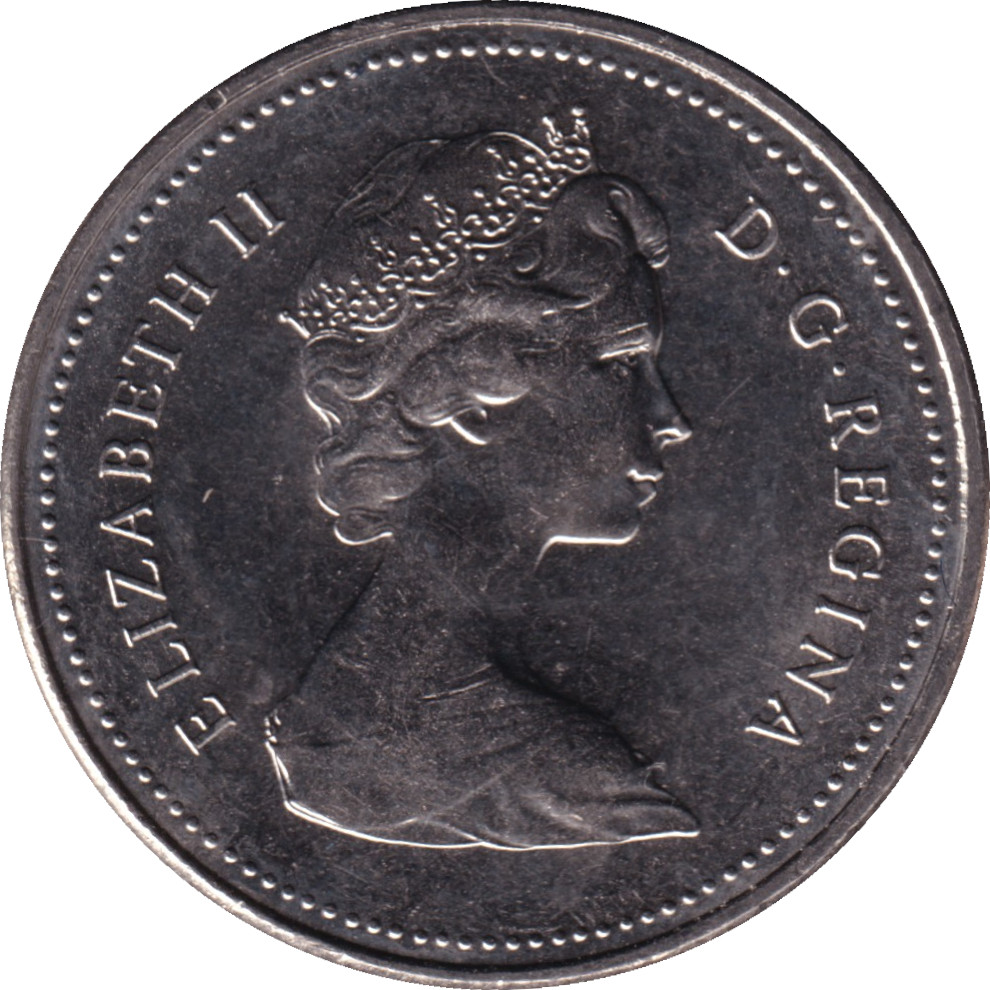 5 cents - Elizabeth II - Mature Bust - Nickel