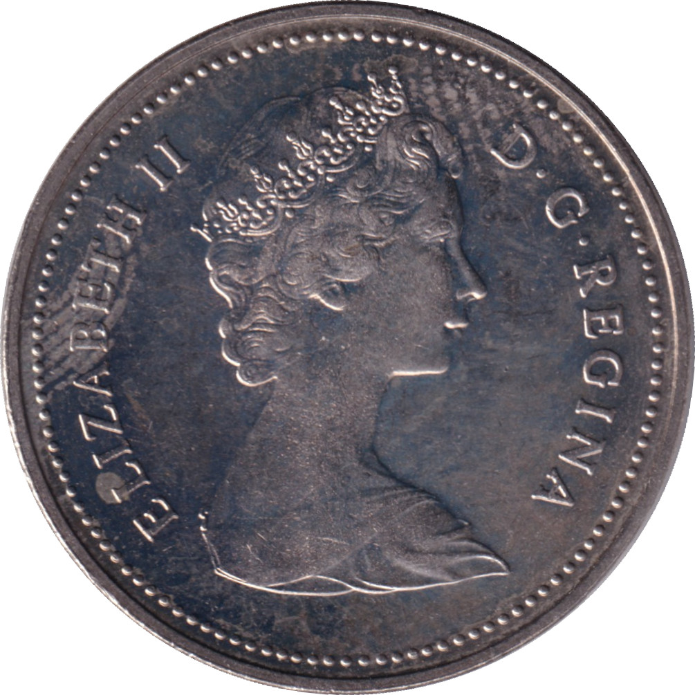 5 cents - Elizabeth II - Buste mature - Cupronickel