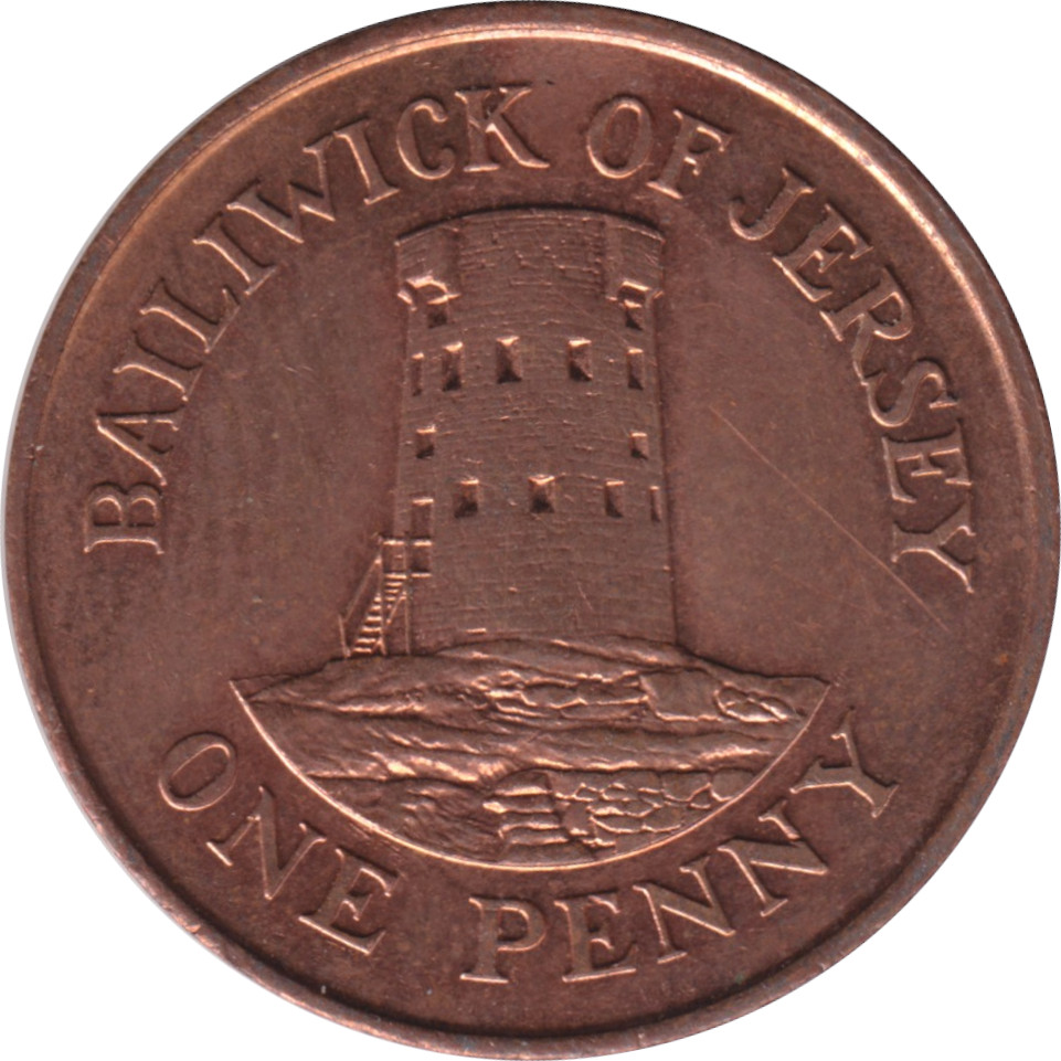 1 penny - Elizabeth II - Buste mature - Bronze