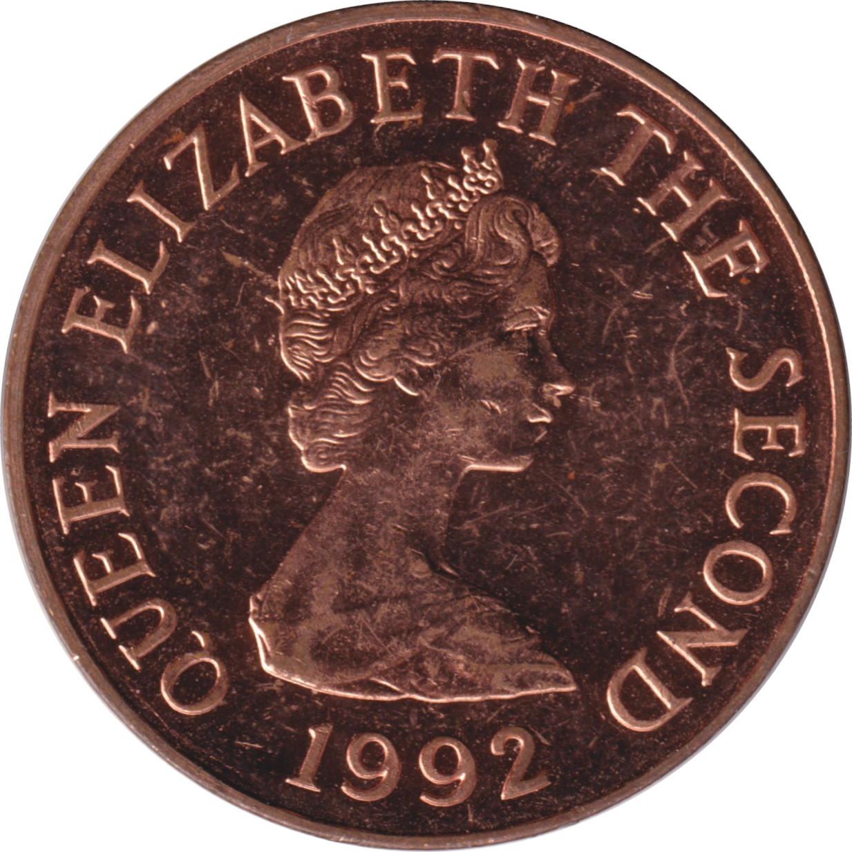 2 pence - Elizabeth II - Buste mature - Bronze