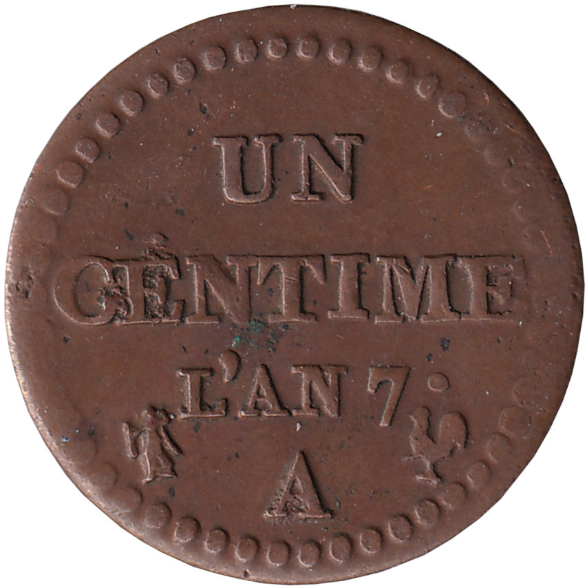 1 centime - Dupré - Première républque