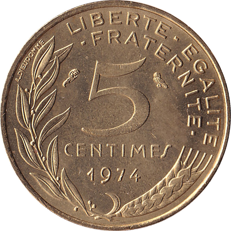 5 centimes - Marianne