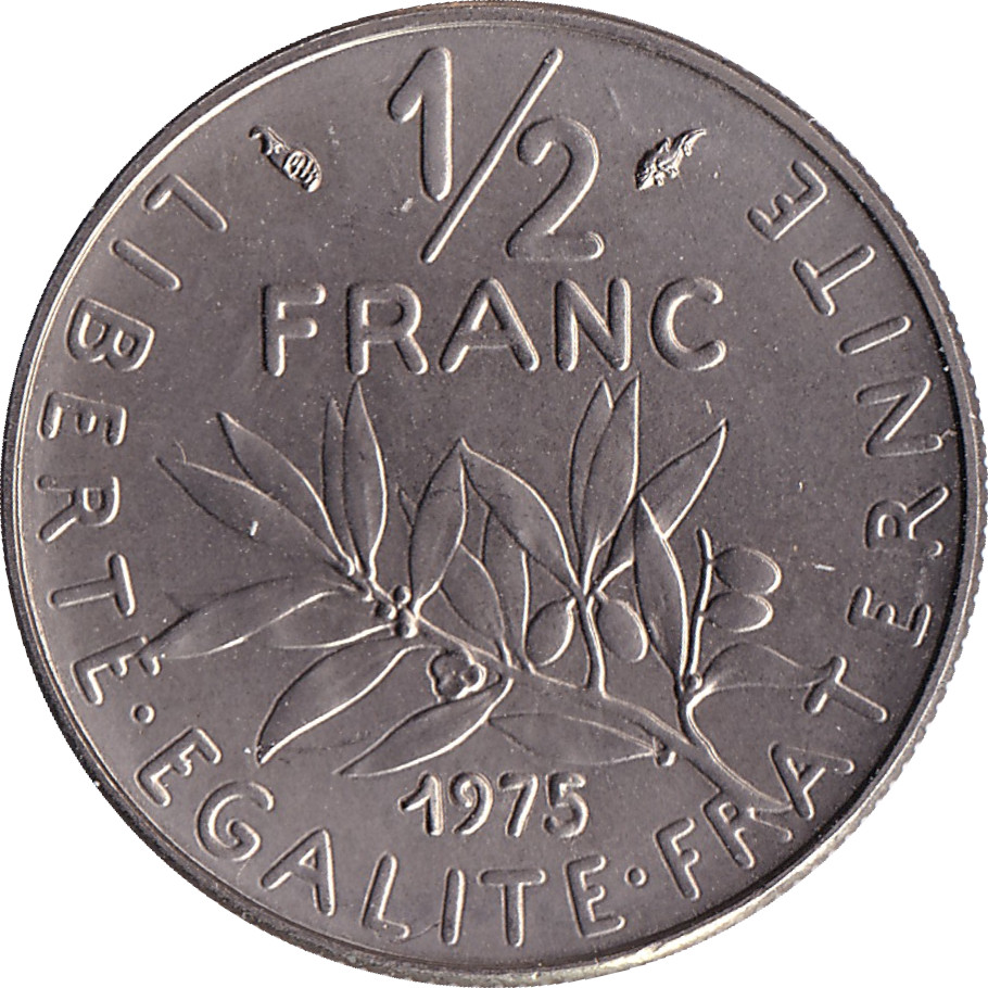 1/2 franc - Semeuse