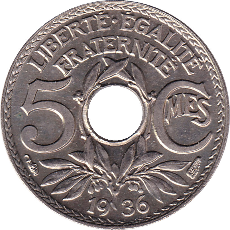 5 centimes - Lindauer - Smallest