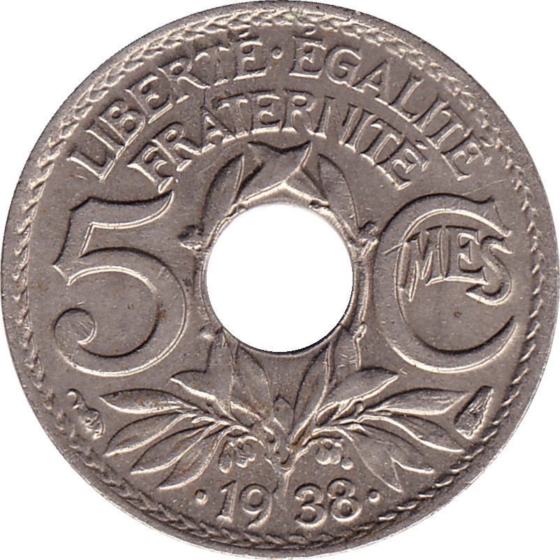 5 centimes - Lindauer - Maillechort