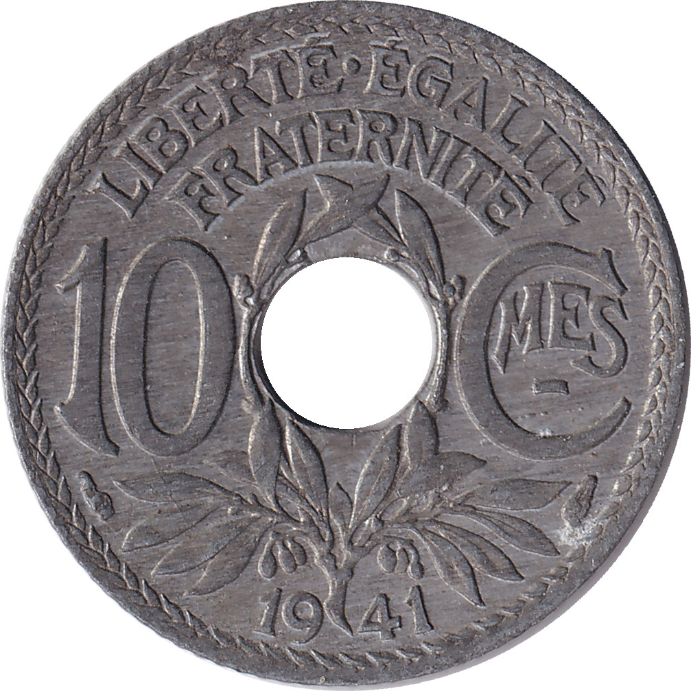 10 centimes - Lindauer - État Français