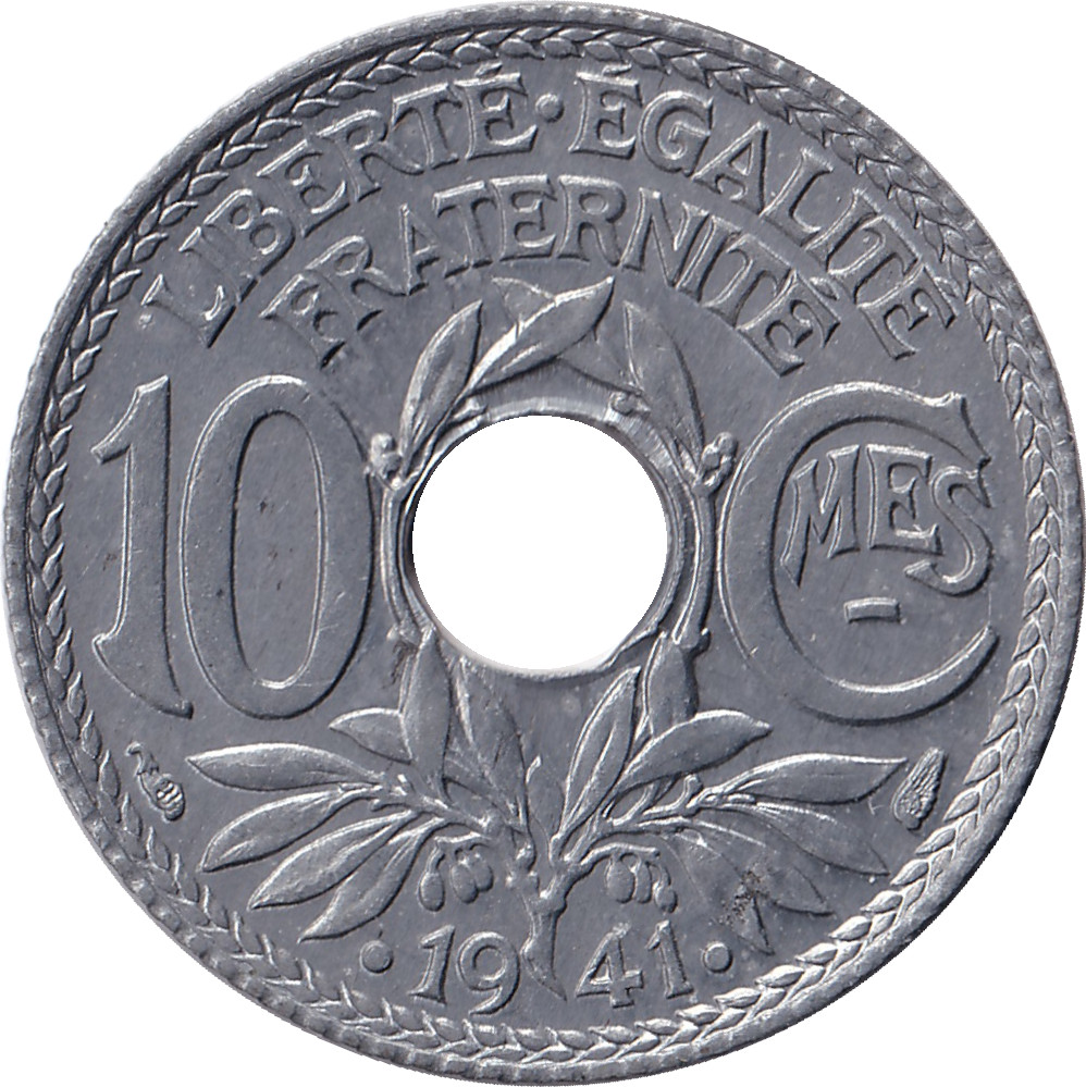 10 centimes - Lindauer - État Français