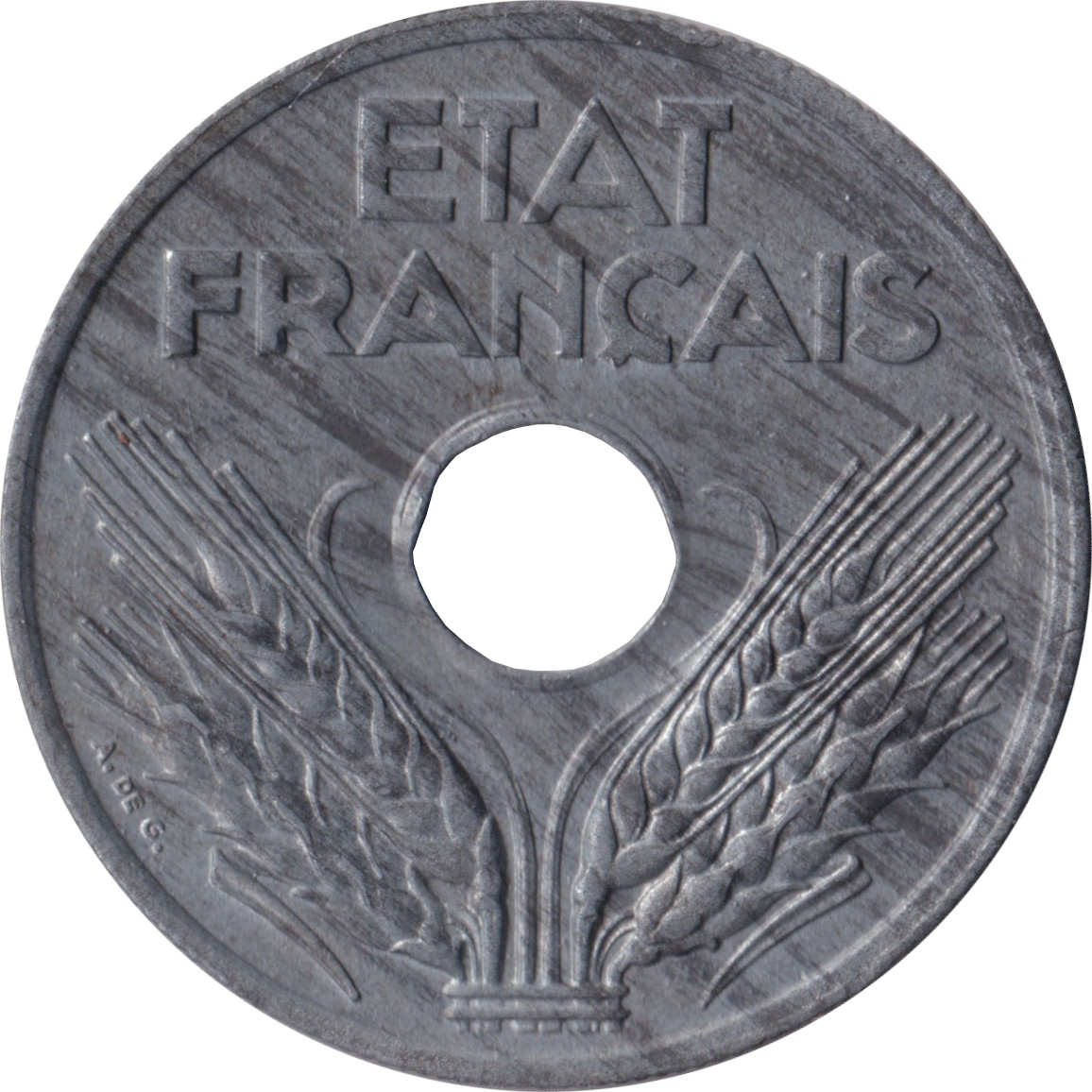 20 centimes - Épis - Type 20 - Zinc