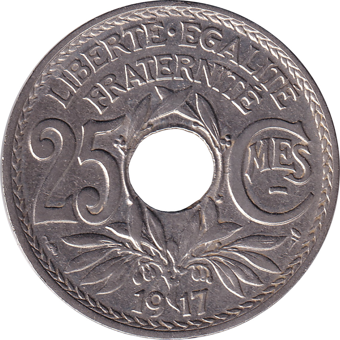 25 centimes - Lindauer - Nickel