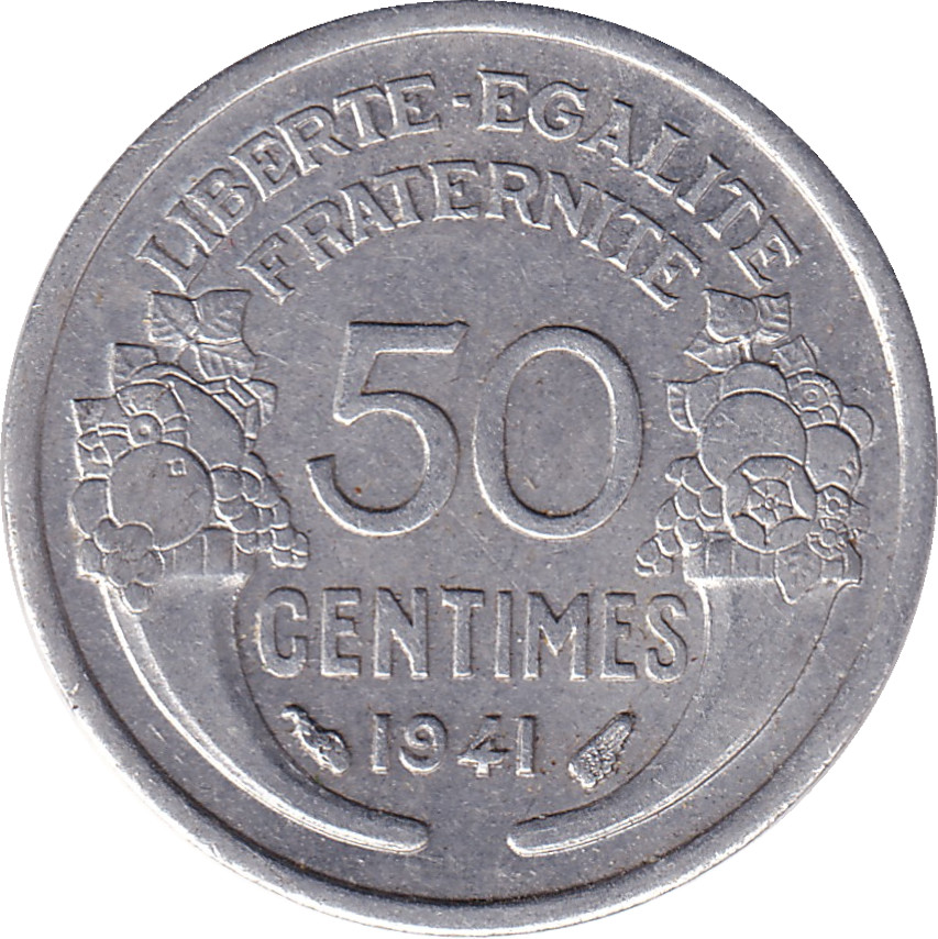 50 centimes - Morlon - Aluminium