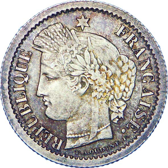 20 centimes - Cérès - Troisième République