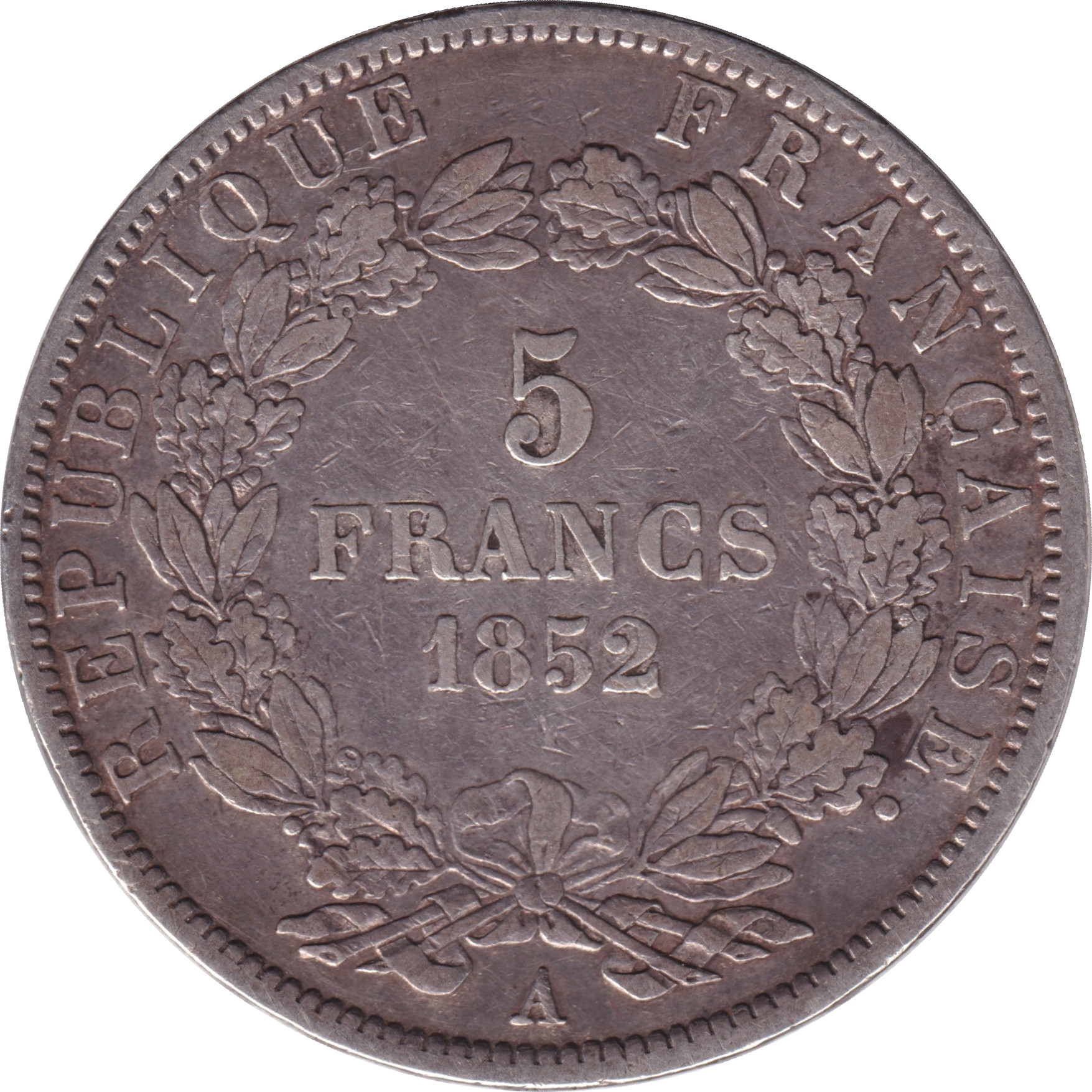 5 francs silver - Louis Napoléon Bonaparte