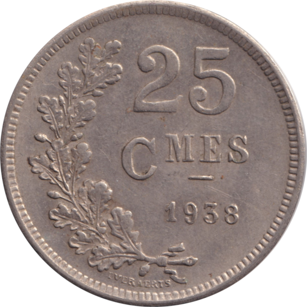 25 centimes - Charlotte - Maillechort